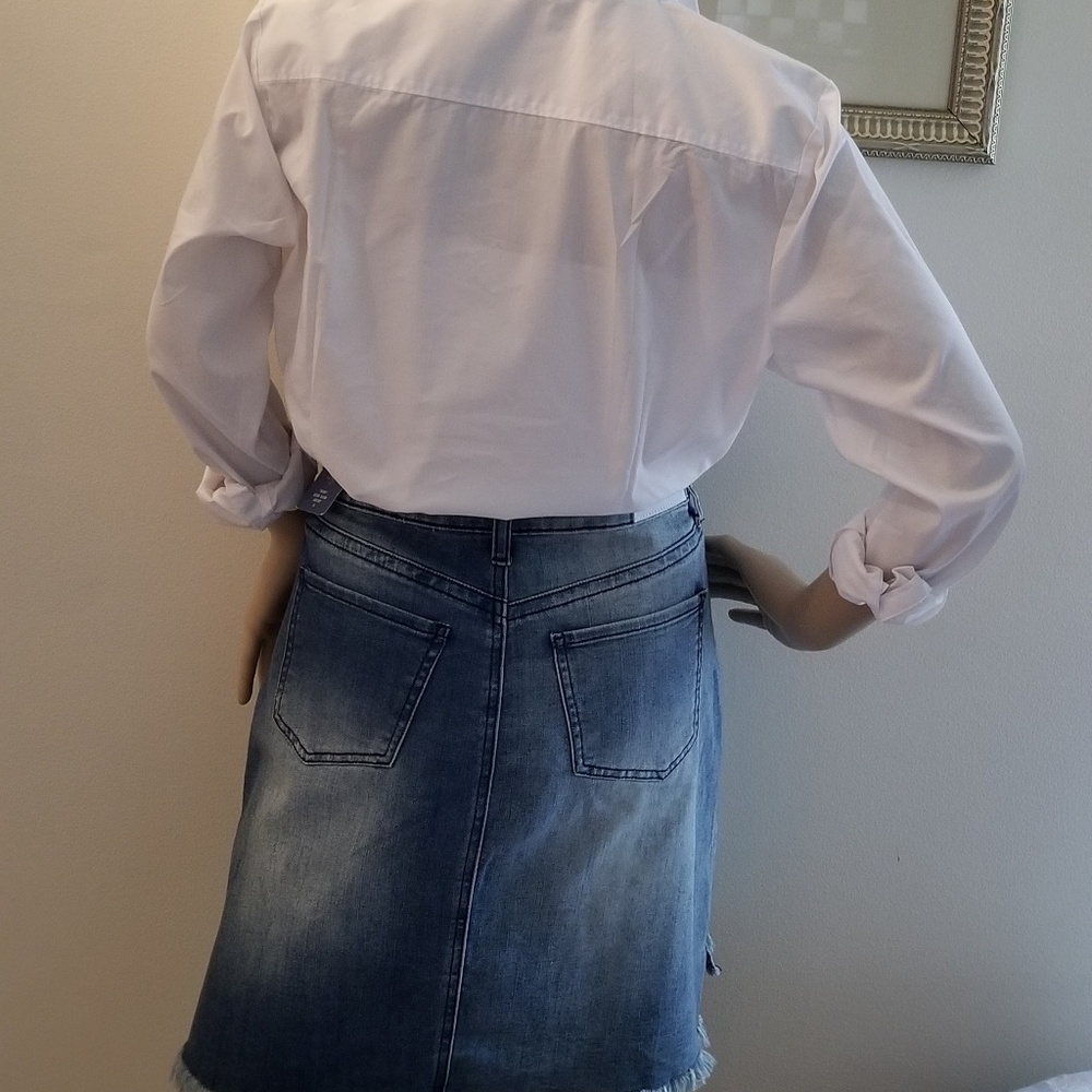 NWT Hydraulic Denim Skirt. - Picture 3 of 3